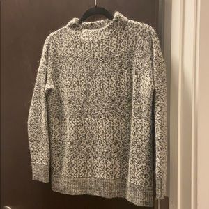 Black and white sweater